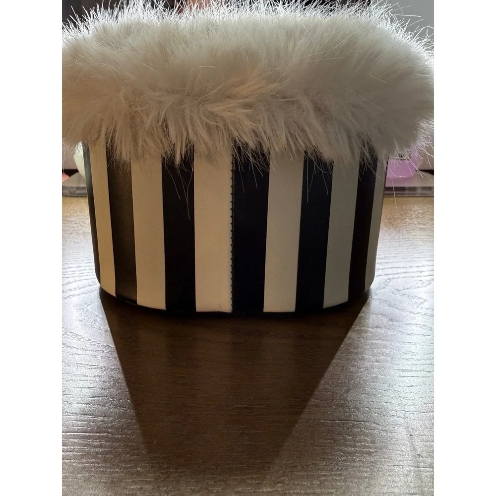 Kate Spade Darling Beauty Dust Ooh La La Va Va Voom Faux Fur Novelty Bag HTF
